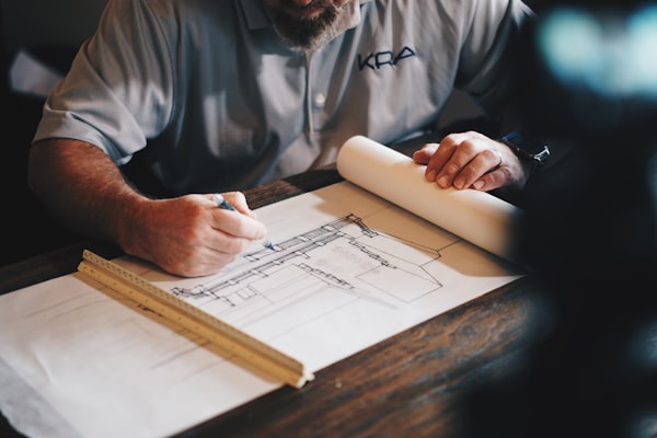 Architectural planning and construction vision